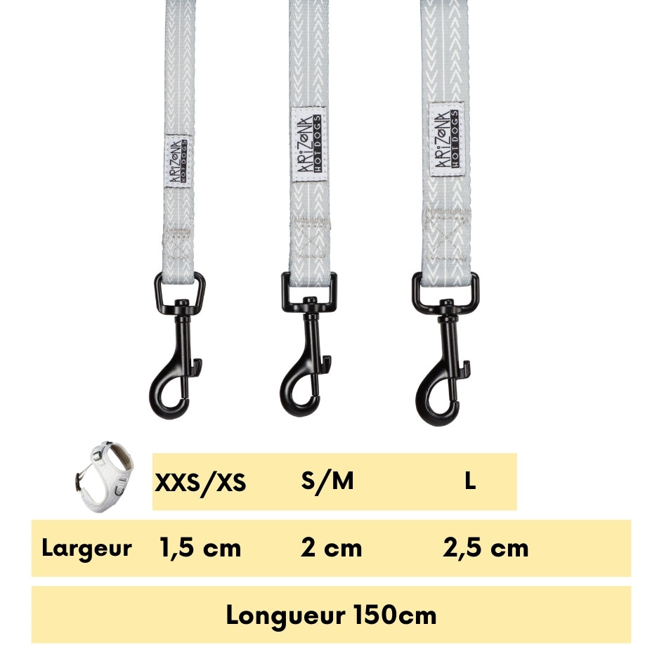 Laisse Nylon pour chien - Réglisse