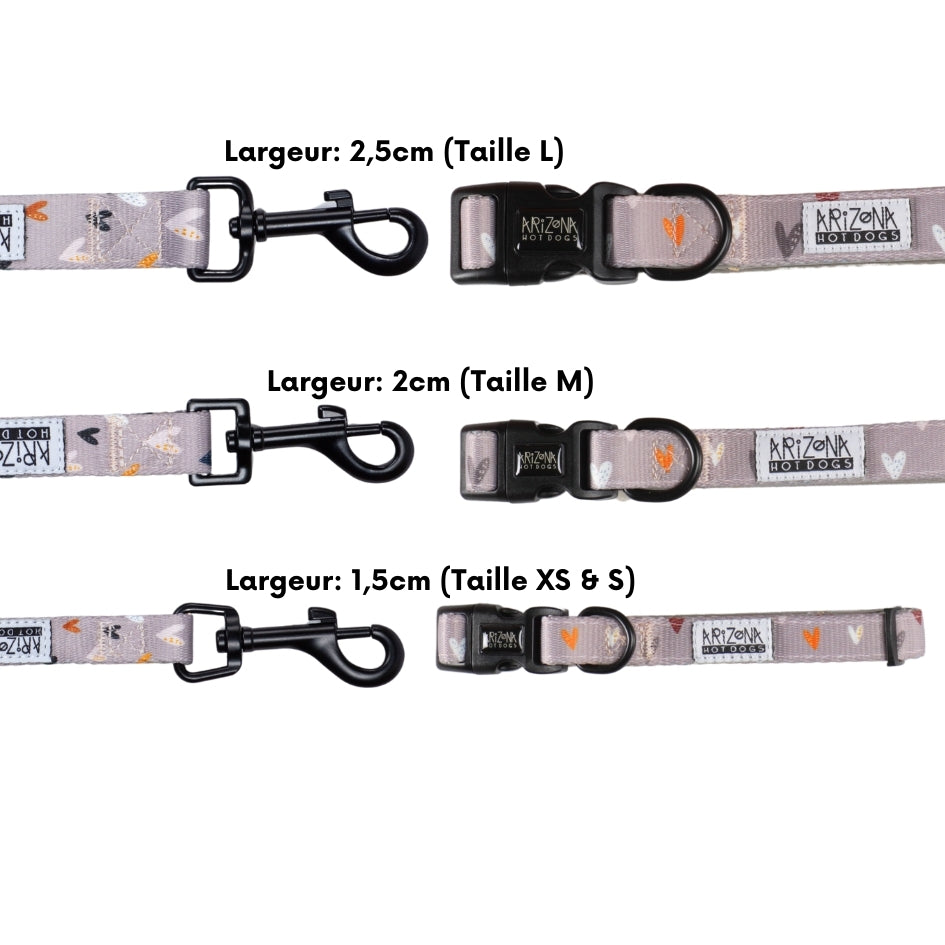 Collier Nylon pour chien - Sweet Love