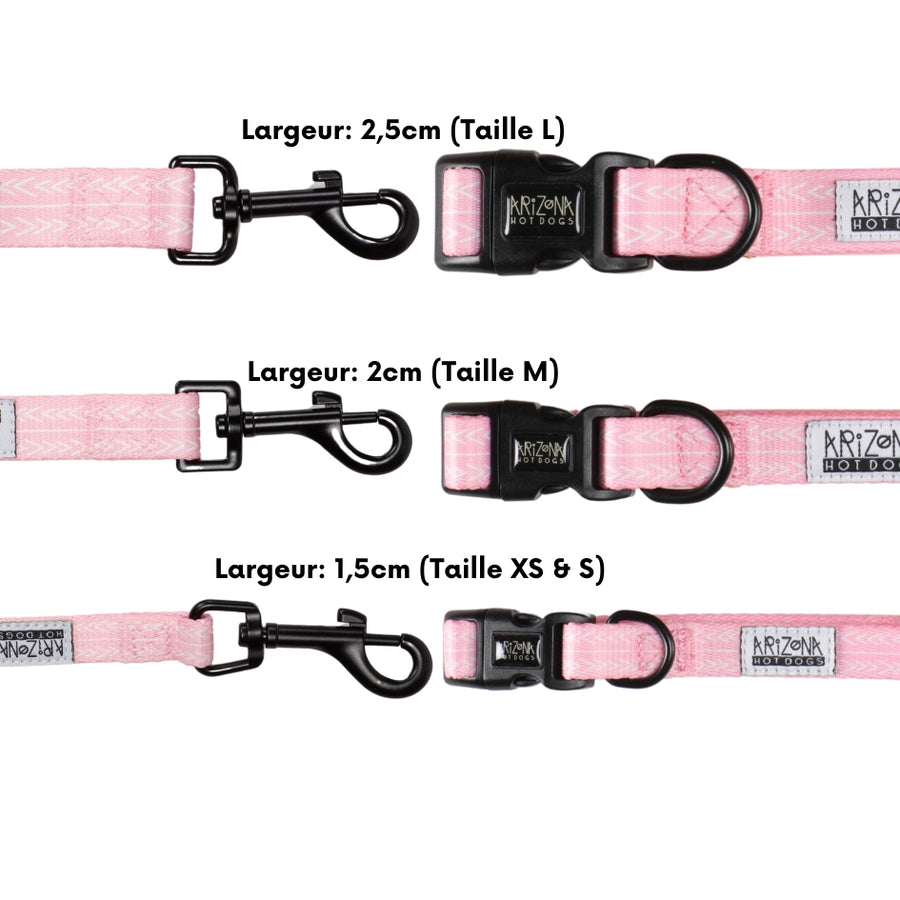 Collier Nylon pour chien - Marshmallow