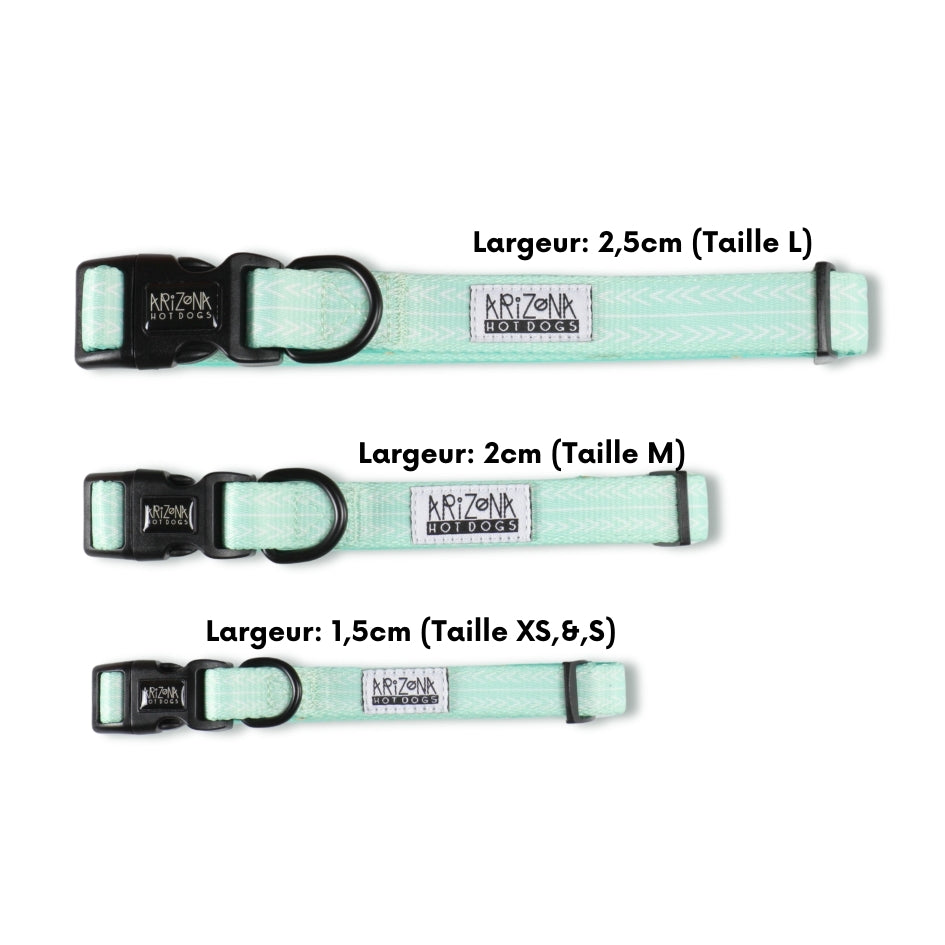 Collier Nylon pour chien - Fresh Mint