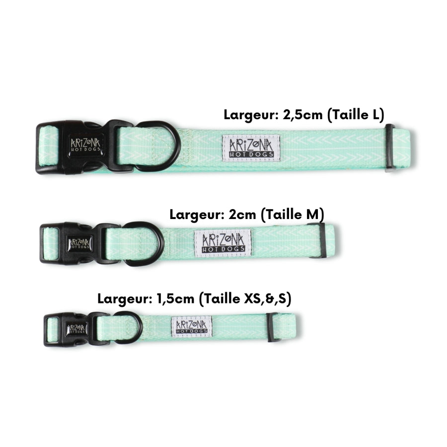 Collier Nylon pour chien - Fresh Mint