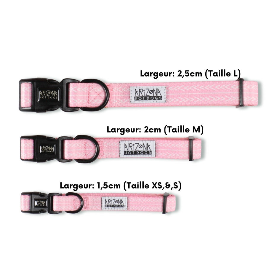 Collier Nylon pour chien - Marshmallow