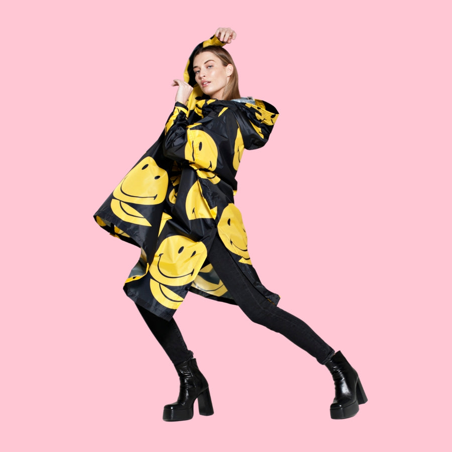 Poncho de Pluie Smiley pour Humain
