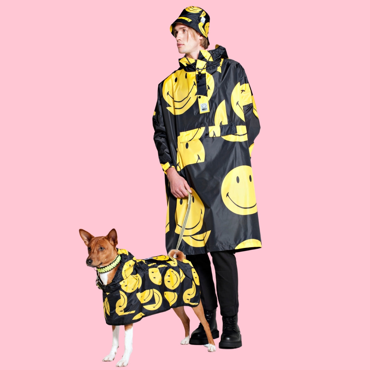 Poncho de Pluie Smiley pour Chien