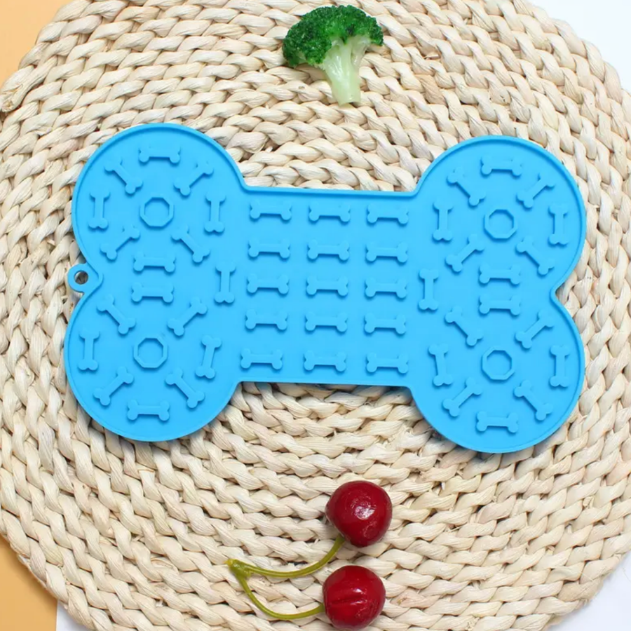 Tapis de Léchage Bones Bleu