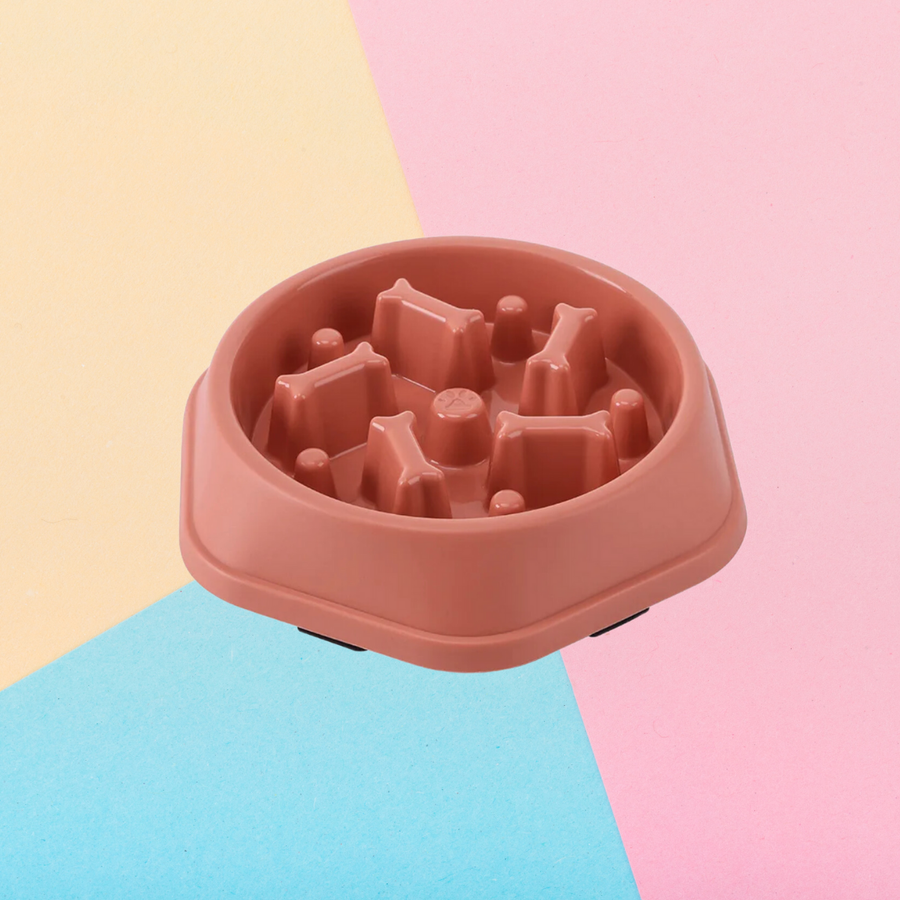 Gamelle Anti-Glouton Nonos rouge