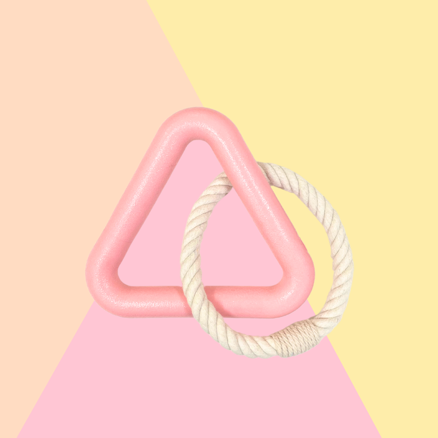 Jouet à mâcher Triange Rose