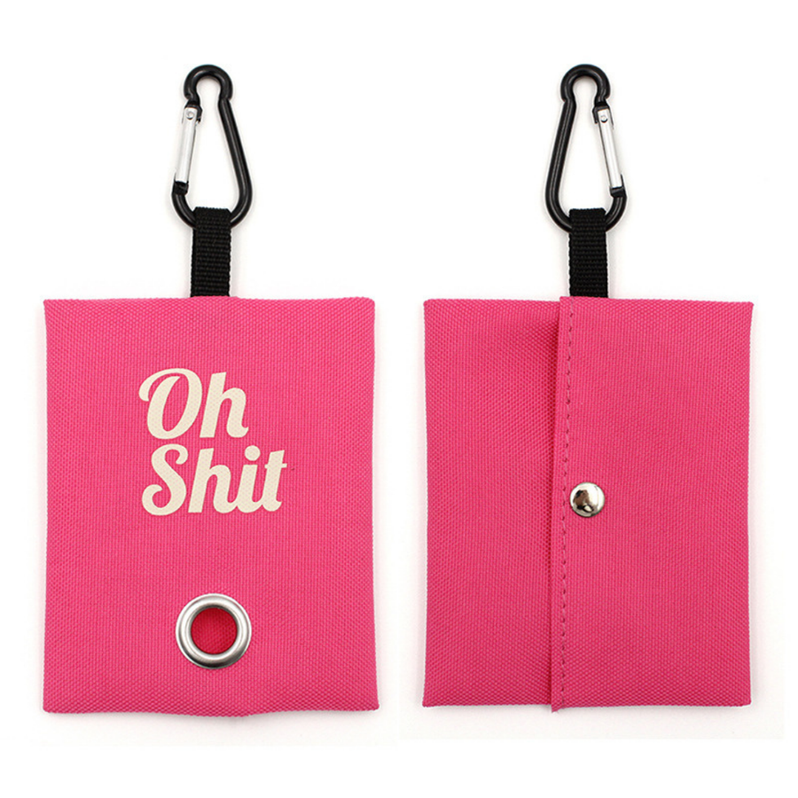 Sacs à déjections "Oh Shit" rose