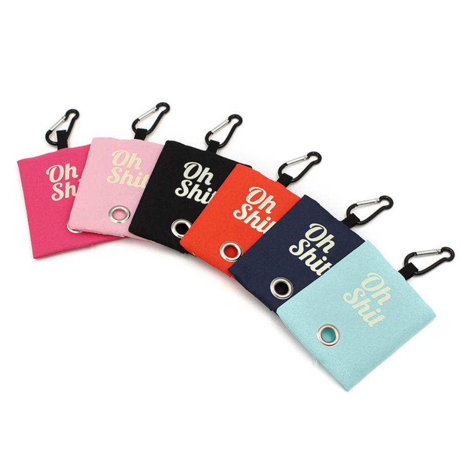 Sacs à déjections "Oh Shit" rose clair