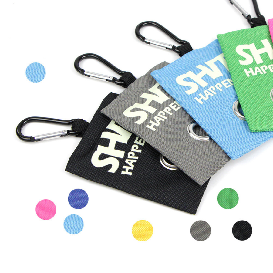 Sacs à déjections "Shit Happens" rose