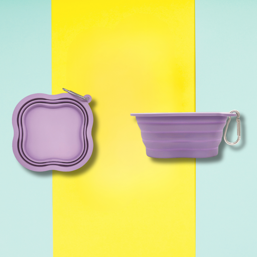 Gamelle Pliable 1L Silicone Lila