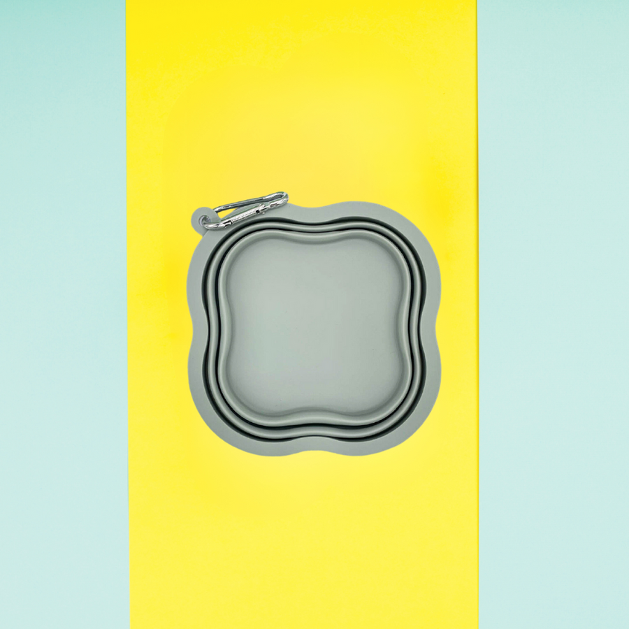 Gamelle Pliable 1L Silicone Grise