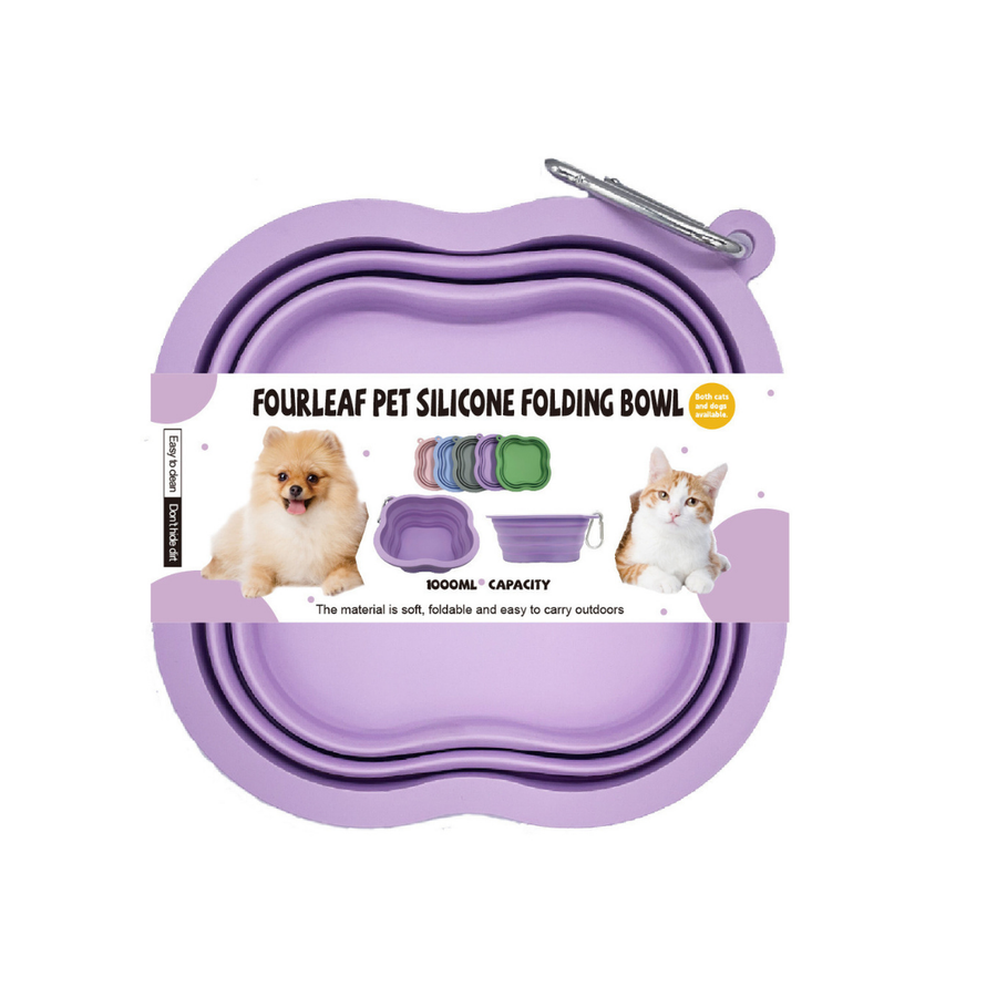 Gamelle Pliable 1L Silicone Verte