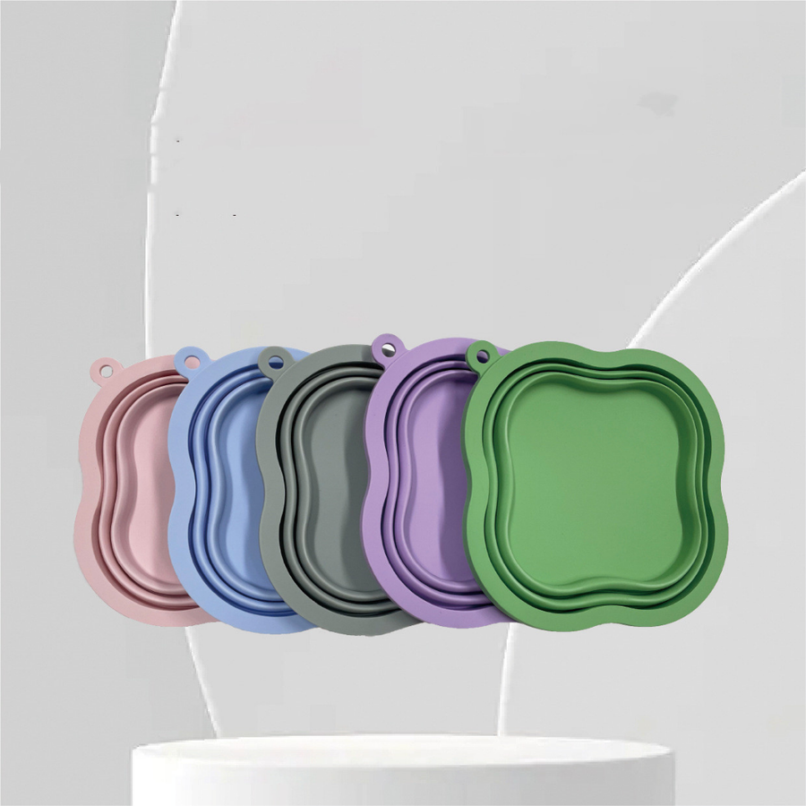 Gamelle Pliable 1L Silicone Rose