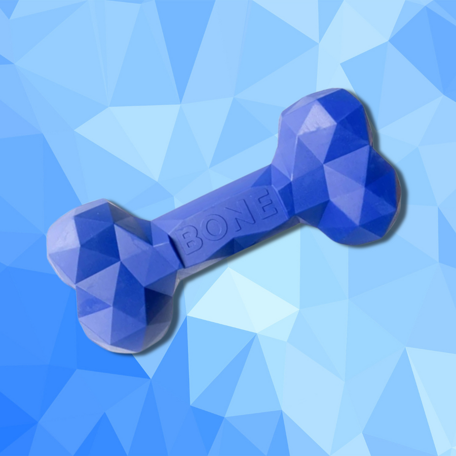 Os à mâcher bleu foncé