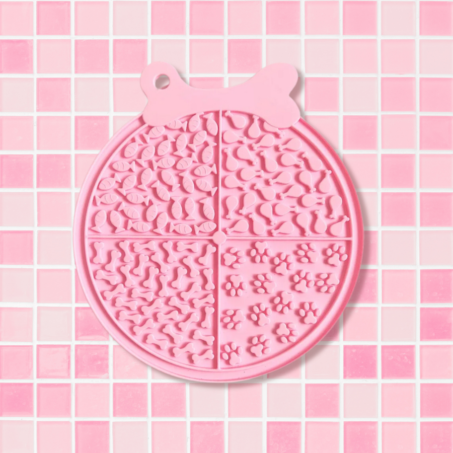 Tapis de léchage Paws Rose