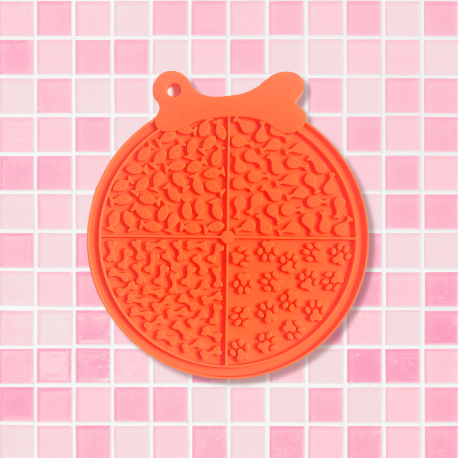 Tapis de léchage Paws Orange