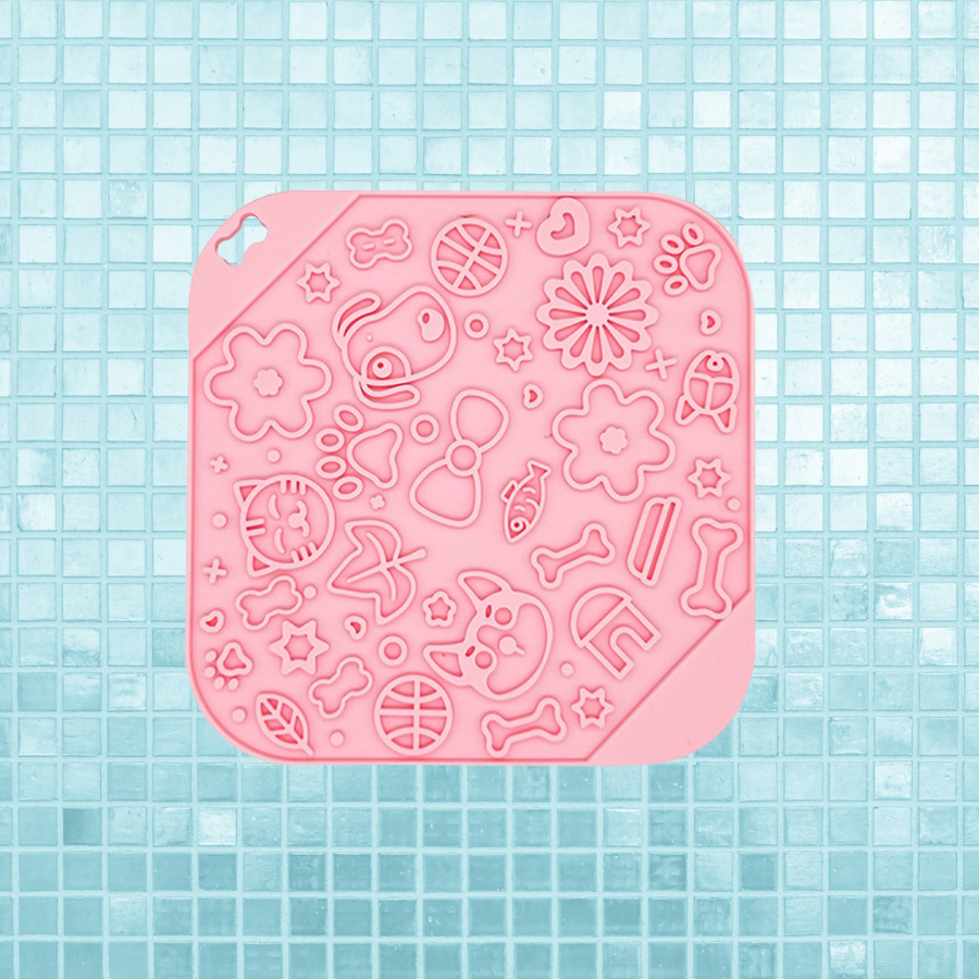 Tapis de Léchage Wouf Rose