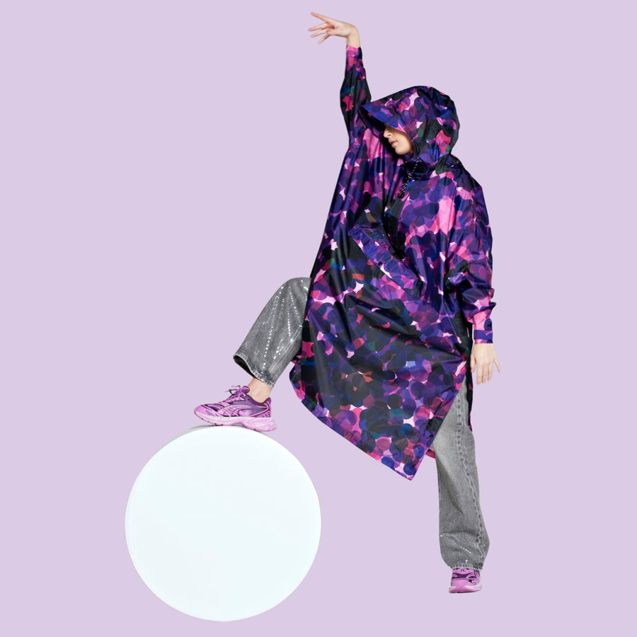 Poncho de Pluie City Lights pour Humain