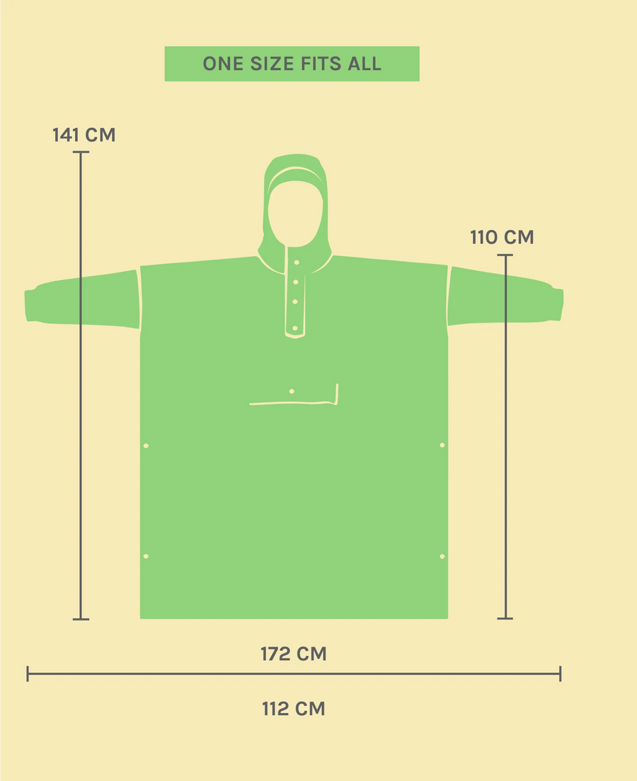 Poncho de Pluie Léopard pour Humain