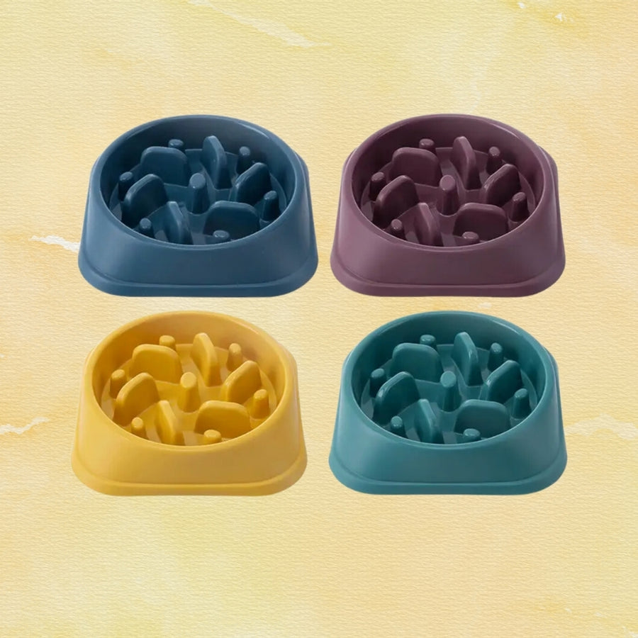 Gamelle Anti-Glouton Jaune