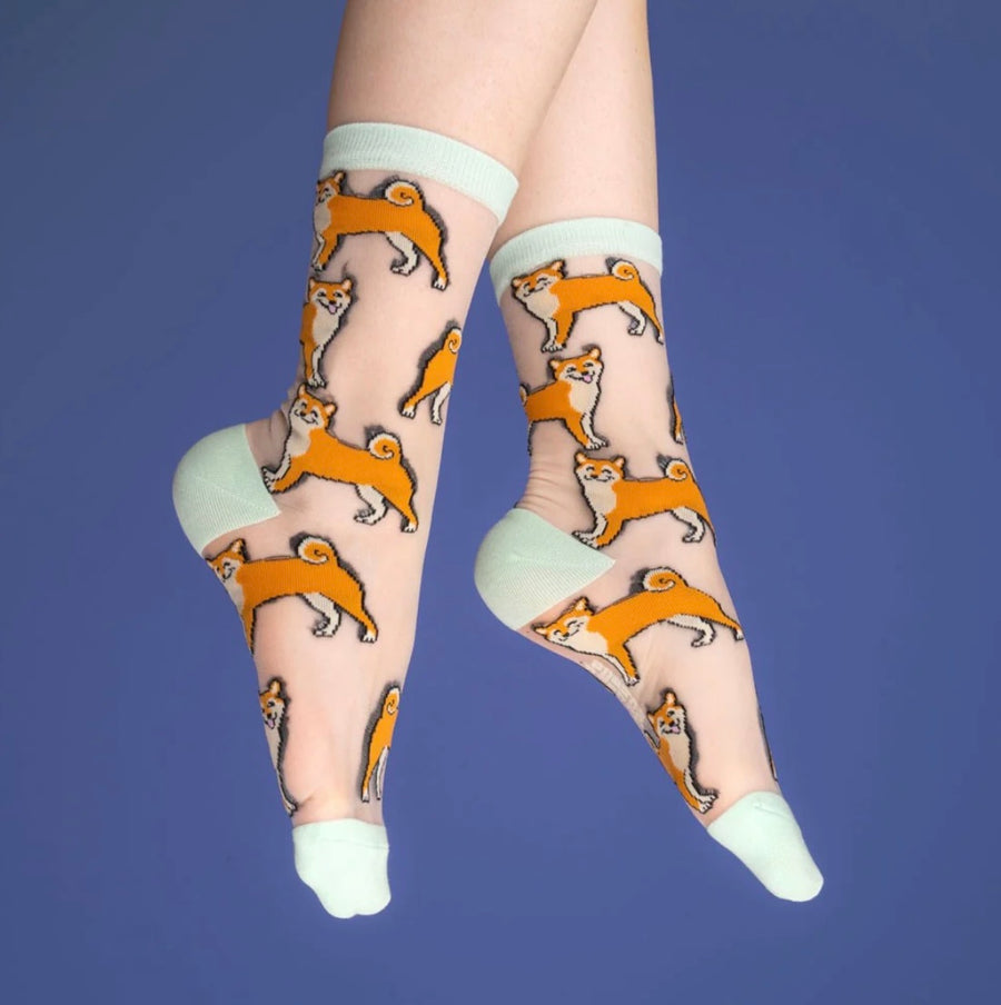 Chaussettes Transparentes Shiba