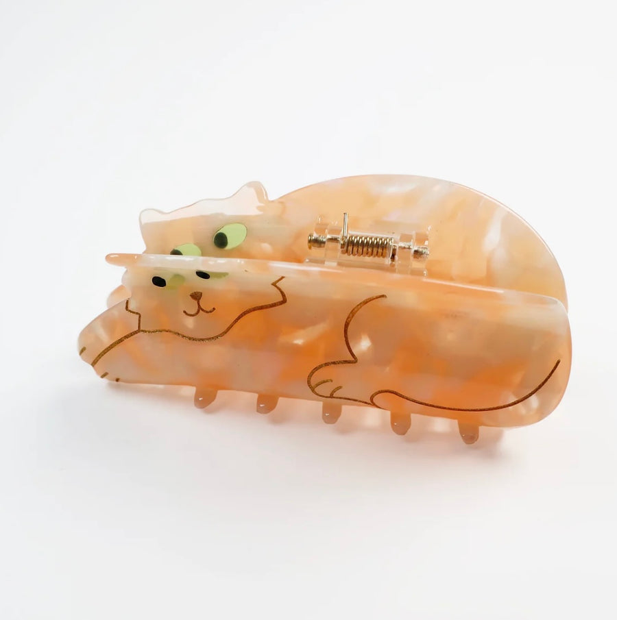 Pince à cheveux Chat Roux