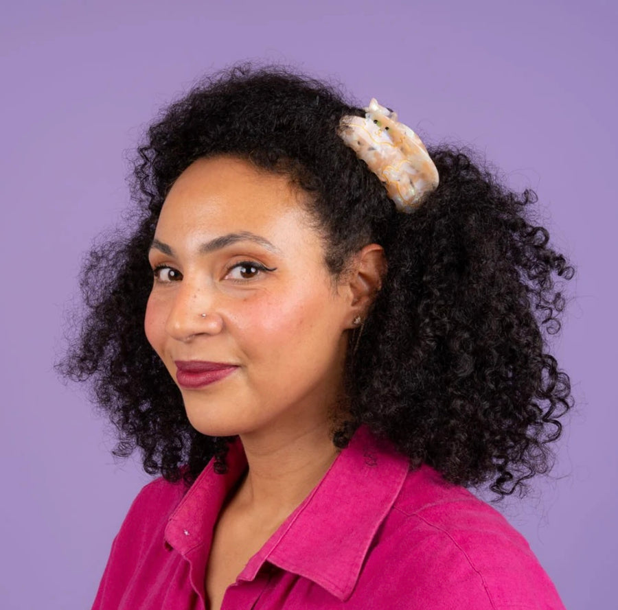 Pince à cheveux Chat Roux