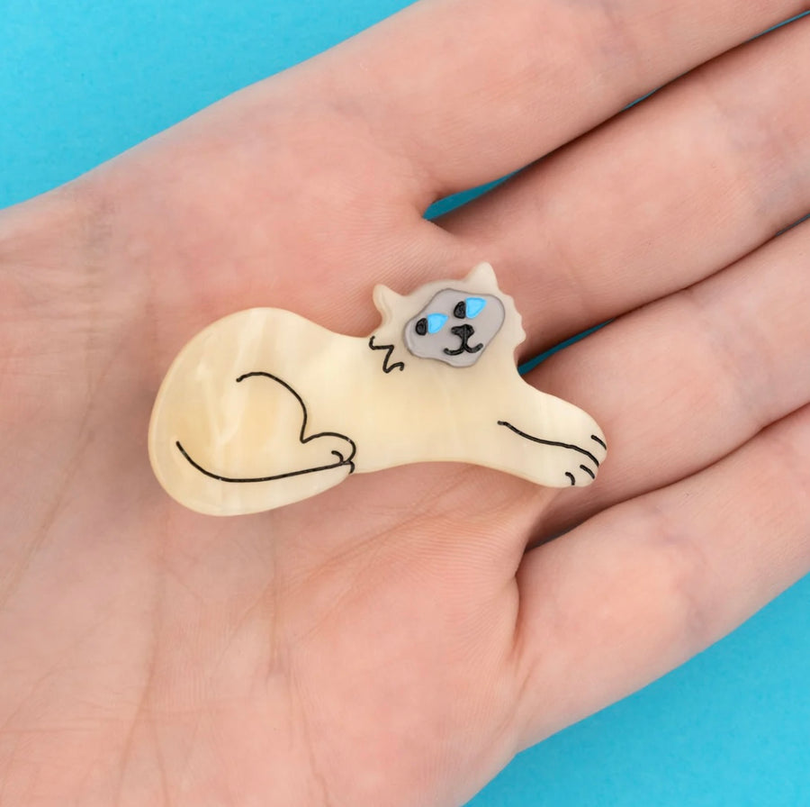 Barrette Chat Siamois