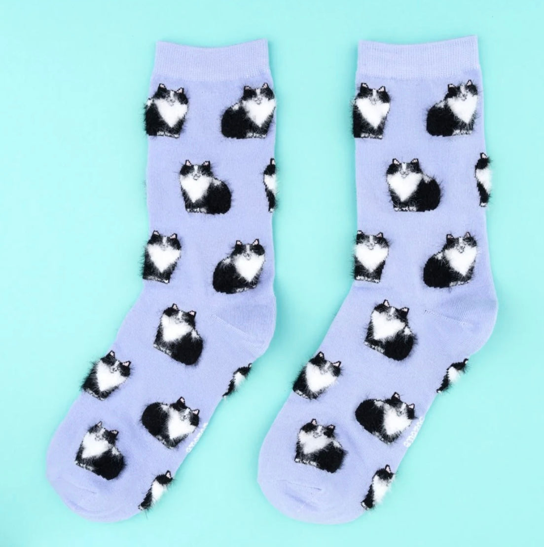 Chaussettes Chat Noir et Blanc