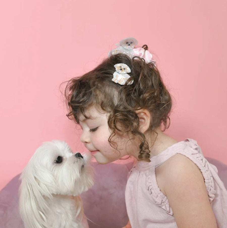 Pince à cheveux Bichon