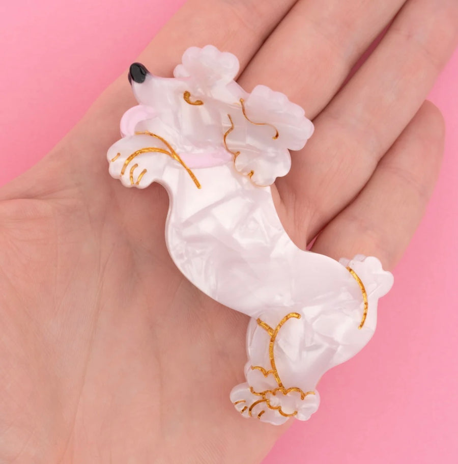 Pince à cheveux Caniche