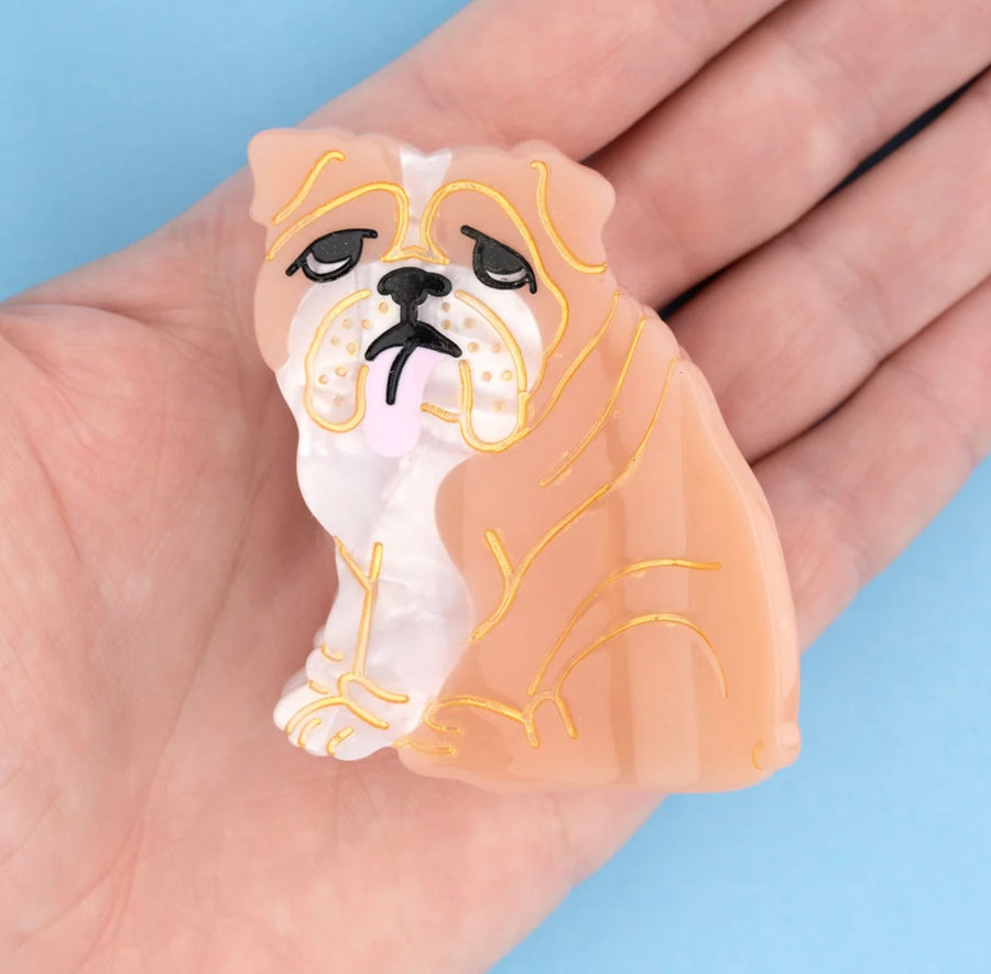 Pince à cheveux Bouledogue Anglais