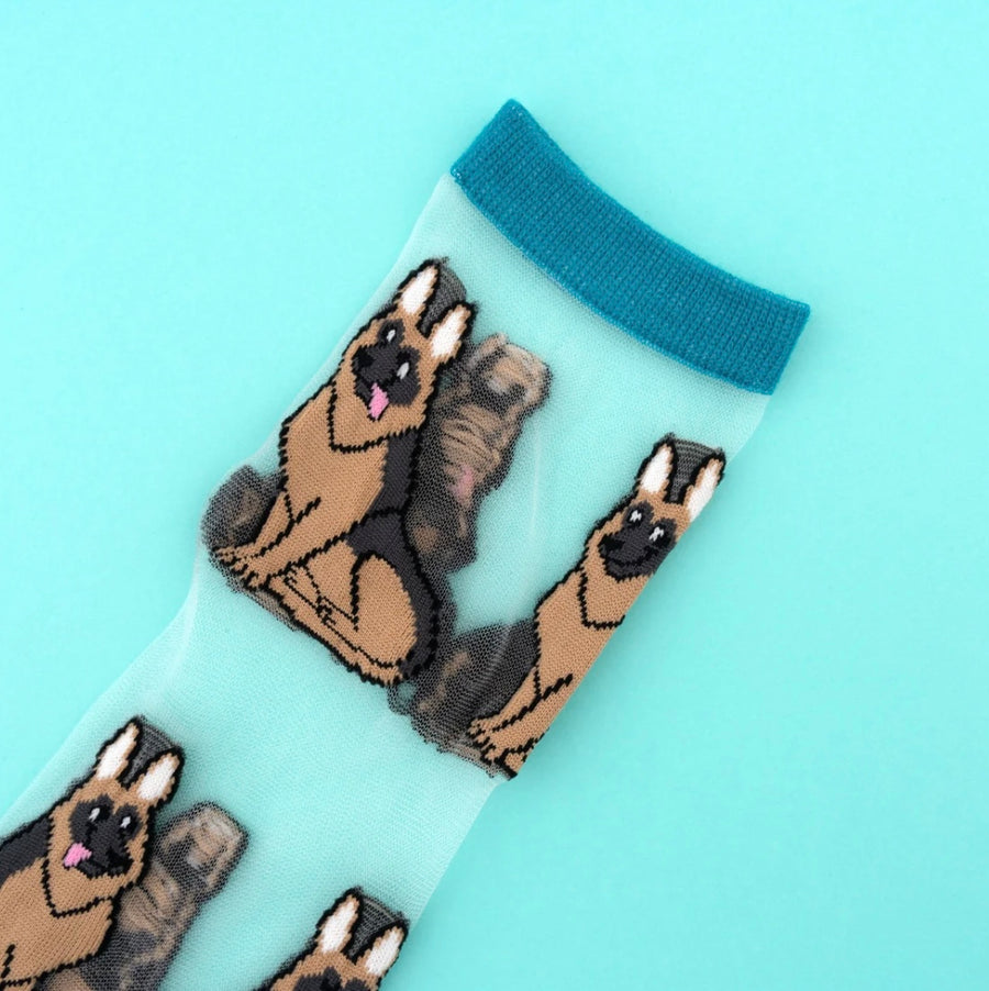 Chaussettes Transparentes Berger Allemand