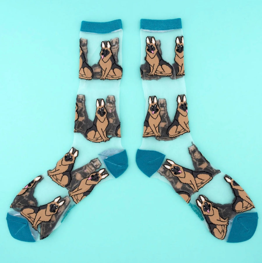 Chaussettes Transparentes Berger Allemand