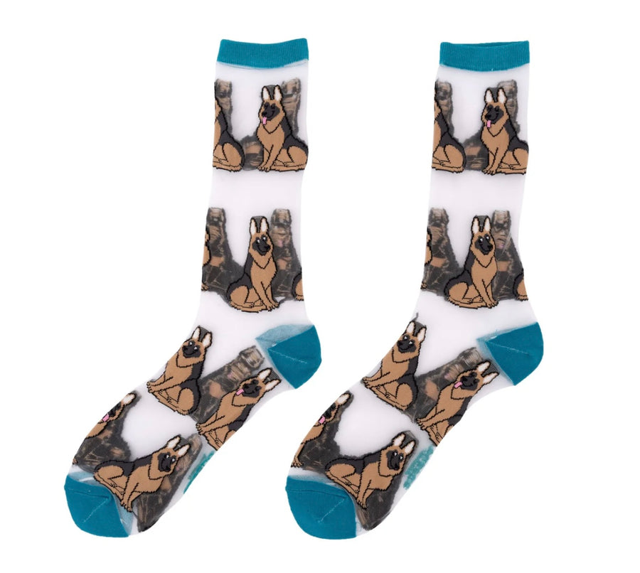 Chaussettes Transparentes Berger Allemand