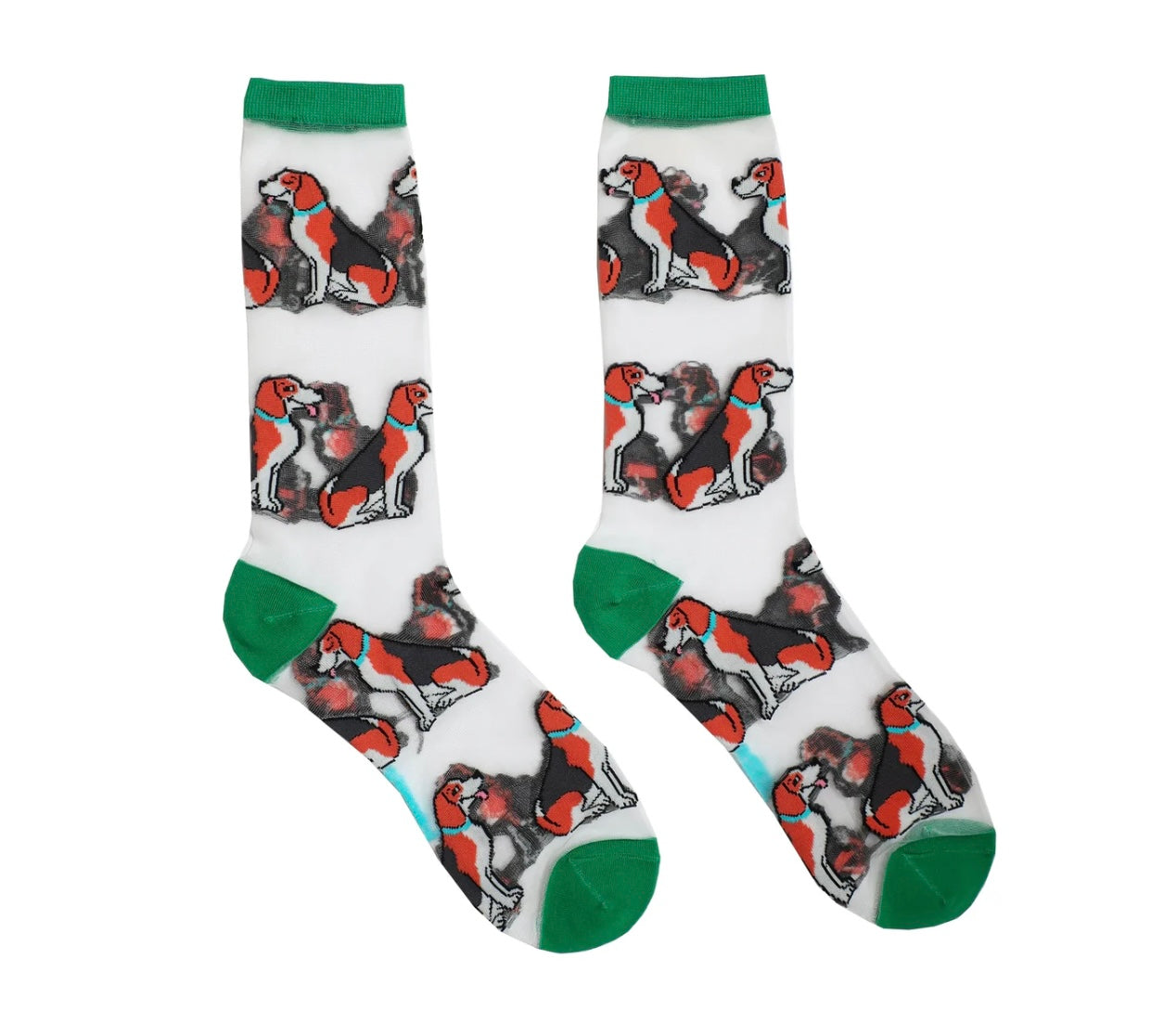 Chaussettes Transparentes Beagle