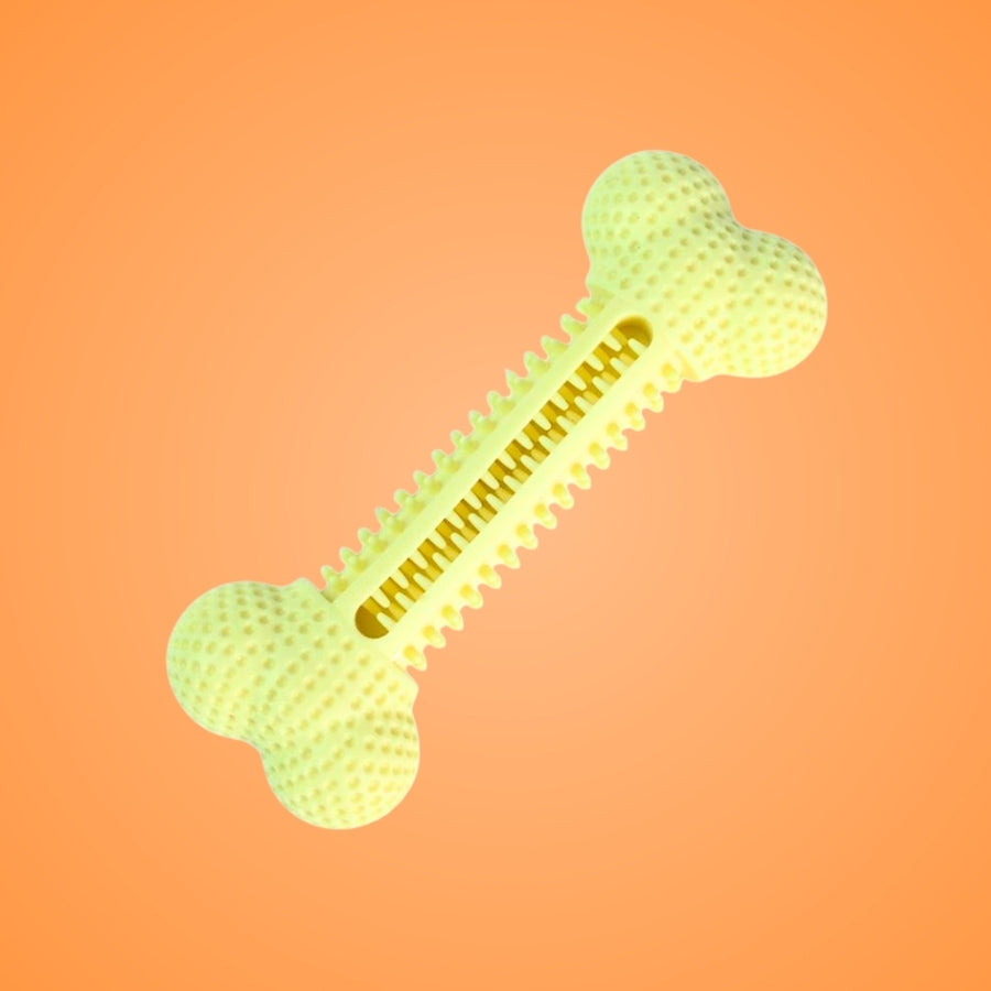 Jouet à mâcher os Jaune pastel