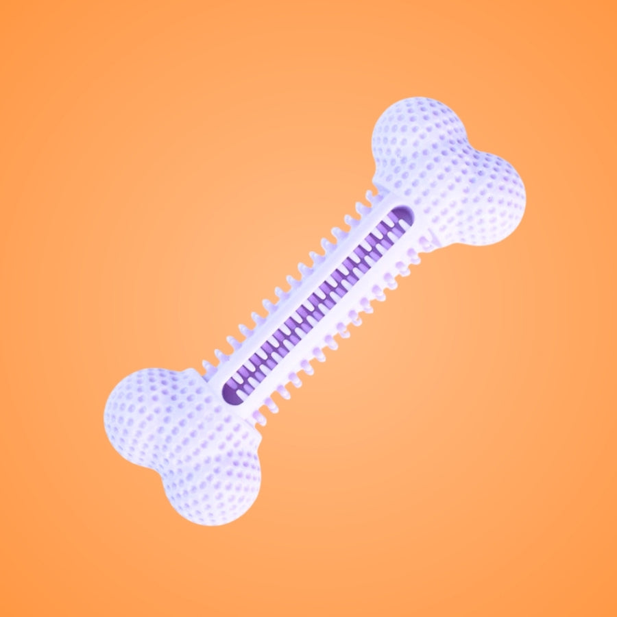 Jouet à mâcher os lila