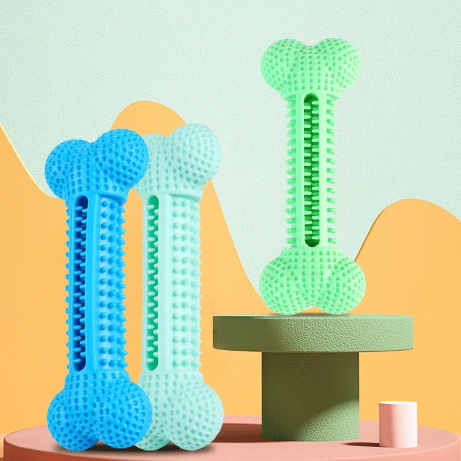 Jouet à mâcher os bleu pastel