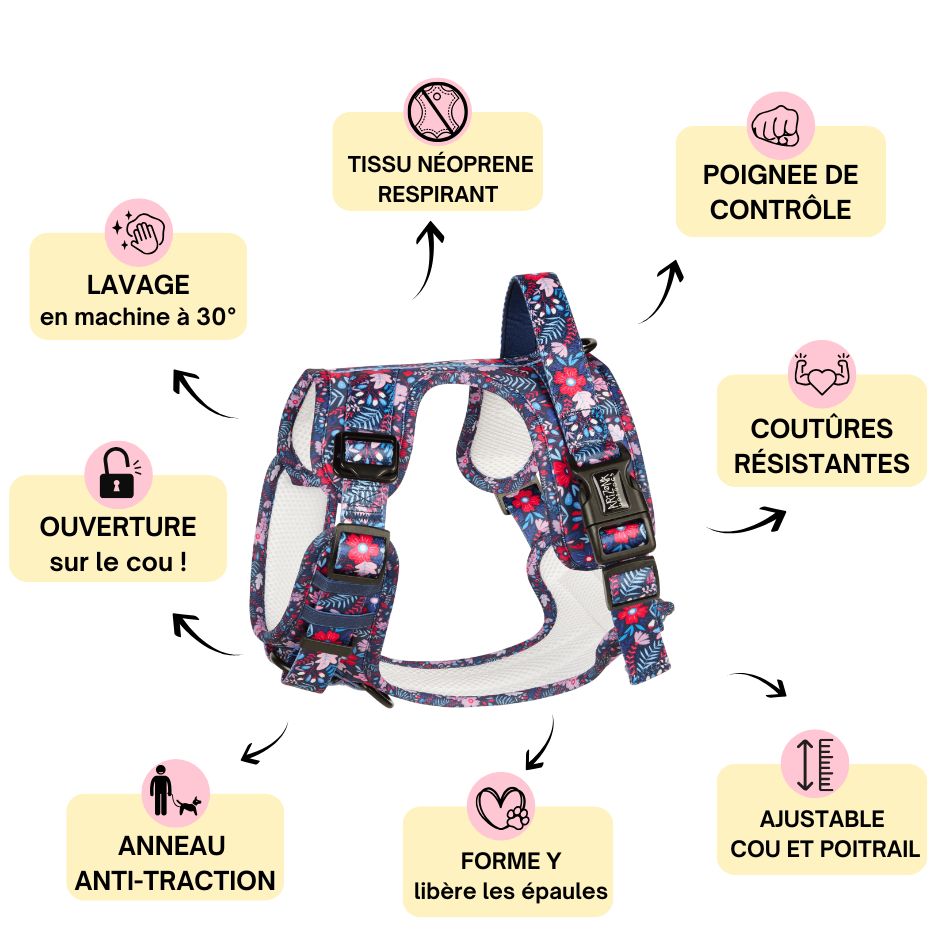 Harnais pour chien anti-traction - Comfy Violala