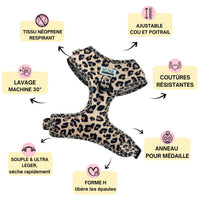 Thumbnail for Harnais pour chien en H - Léopard