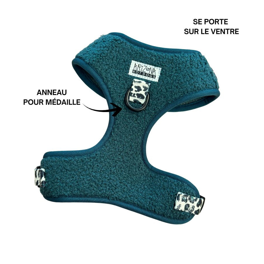 Harnais pour chien en H - Teddy Sapin