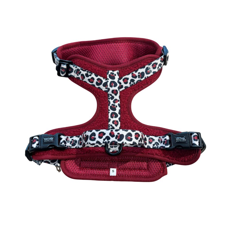 Harnais pour chien anti-traction - Comfy Teddy Bordeaux