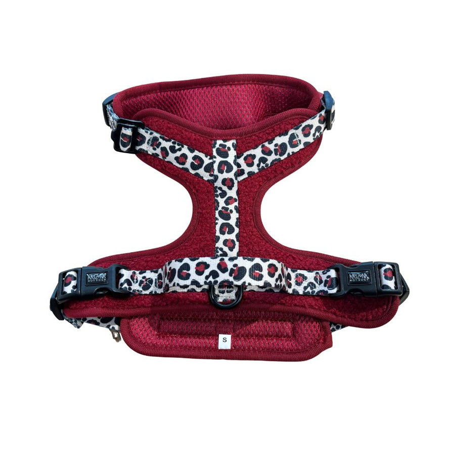 Harnais pour chien anti-traction - Comfy Teddy Bordeaux