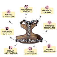 Thumbnail for Harnais pour chien anti-traction - Comfy Teddy Brun