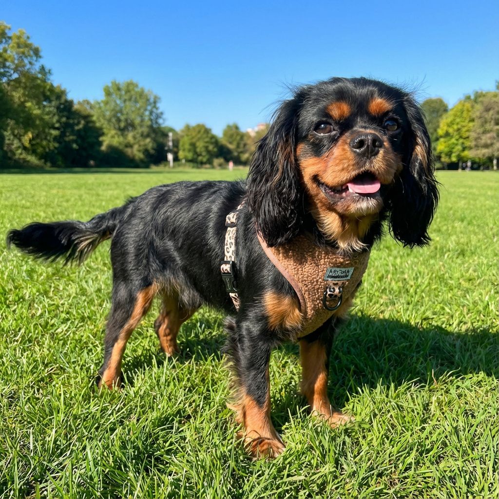 Harnais pour chien en H - Teddy Brun