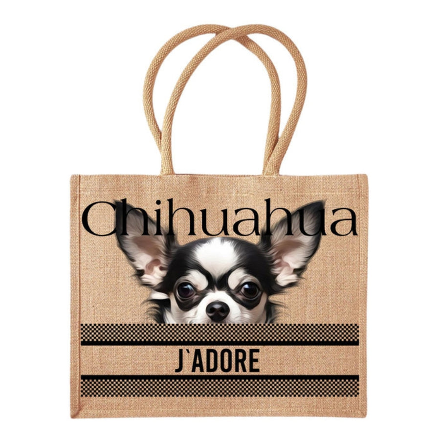 Shopper "J'adore" – Chihuahua Black & Tan