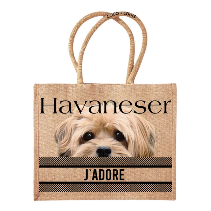 Shopper "J'adore" – Bichon Havanais